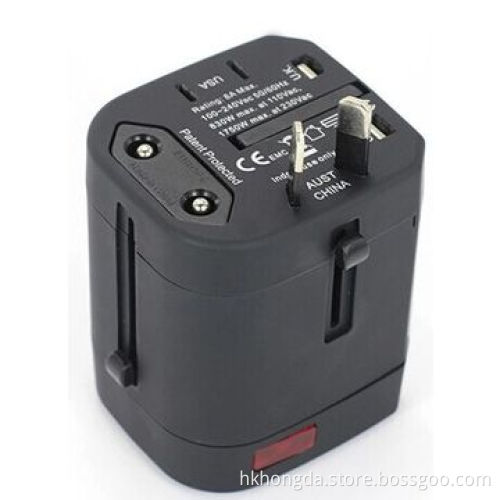 Universal Travel Charger with 5V 3.5A Output, UK/EU/USA/AUS Plugs